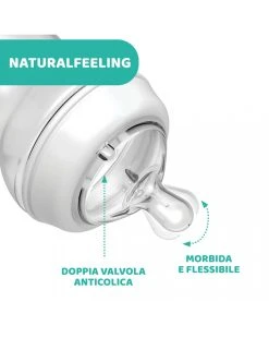 Chicco - Biberon Naturalfeeling Neutro, 6m+, 330 Ml, Flusso Veloce 9 Chicco - Biberon Naturalfeeling Neutro, 6m+, 330 Ml, Flusso Veloce -Chicco Shop 027e69d3 xz 000000000000698997 02