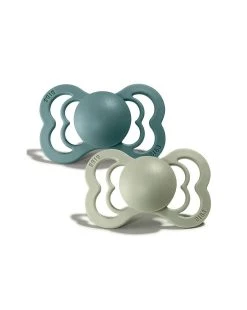 Set 2 Ciucci Tettarella Simmetrica In Gomma Naturale 6/18 Mesi - Colore Island Sea E Verde Salvia - Bibs -Chicco Shop 02bb3c86 xz 1345914 1