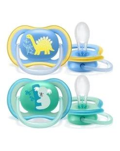 Avent 2 Succhietti Ultra Air - 18m+ Dinosauro/koala