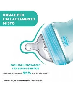 Chicco - Biberon Naturalfeeling Neutro, 0m+, 150 Ml, Flusso Lento -Chicco Shop 113e4f21 xz 000000000000698993 03