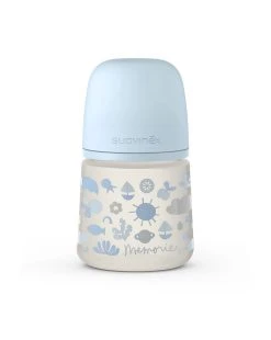 Biberon Memories 150ml Silicone Tettarella Sx Pro Azzurro