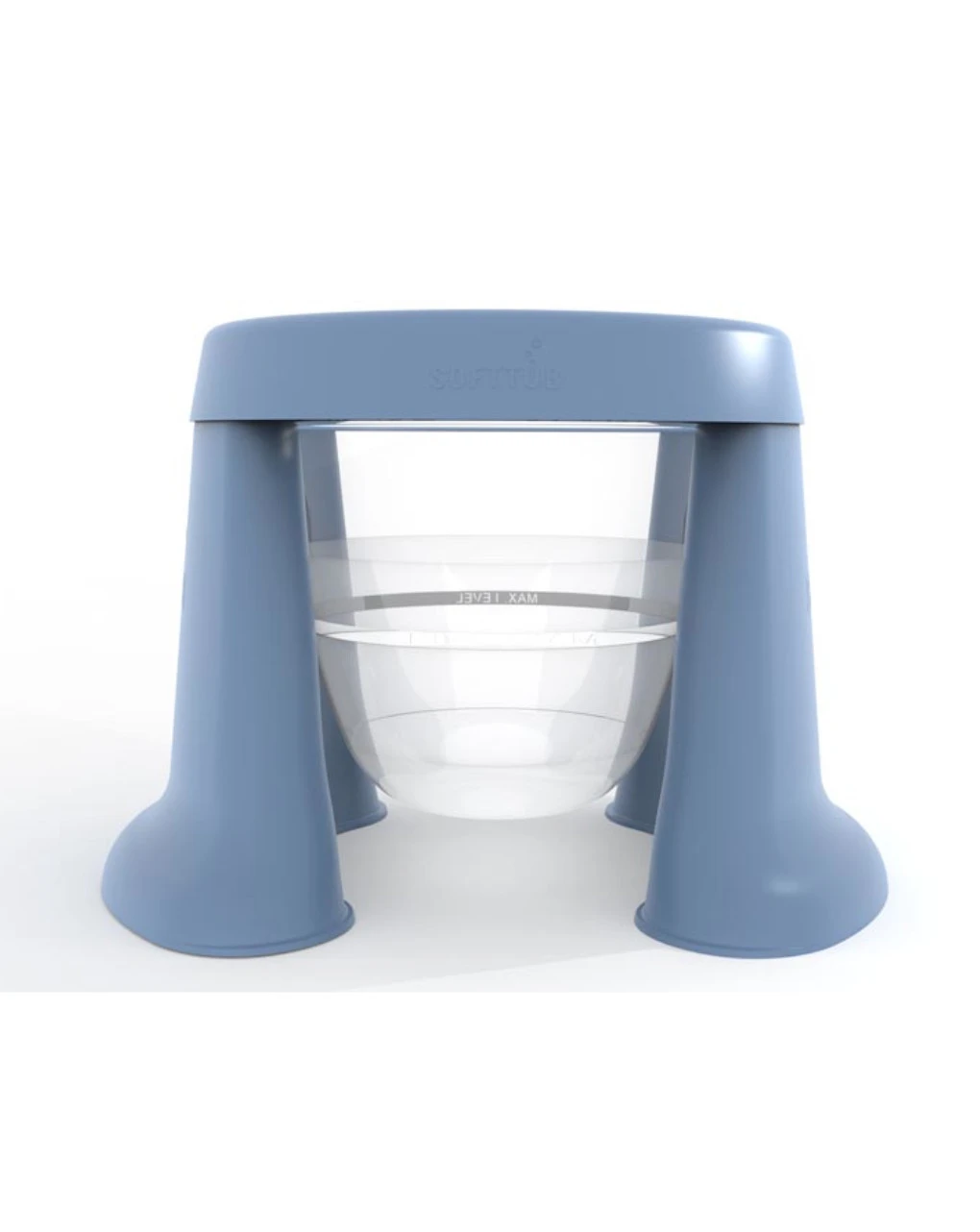 Vaschetta Pieghevole Salvaspazio Azzurra - Softtub 3 Vaschetta Pieghevole Salvaspazio Azzurra - Softtub