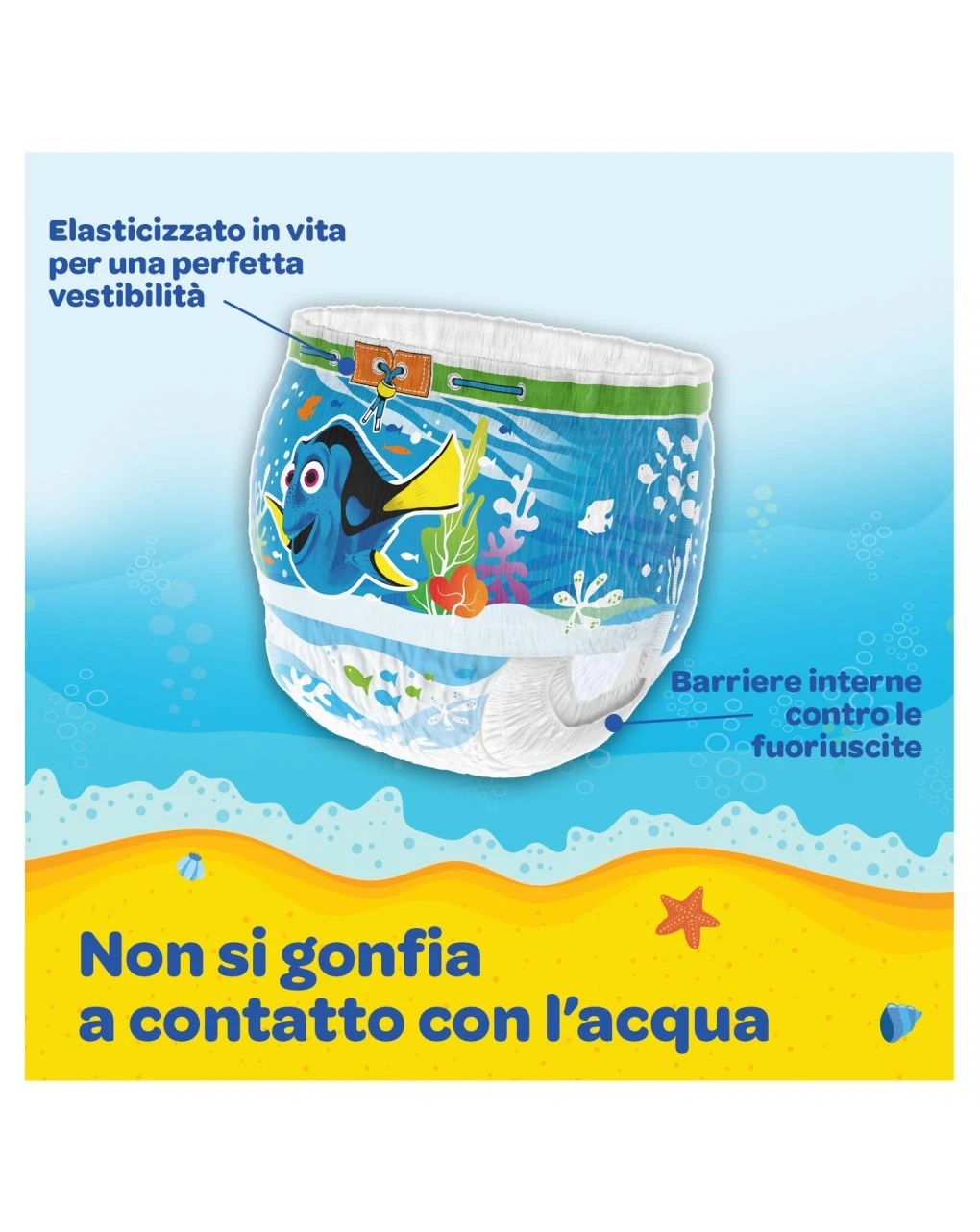 Huggies – Little Swimmers Pacco Doppio Tg. 5-6 (19 Pannolini) 5 Huggies – Little Swimmers Pacco Doppio Tg. 5-6 (19 Pannolini) - immagine 3