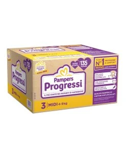 Progressi Taglia 3 Midi Pacco Scorta X135 - Pampers