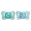 2 Succhietti Physio Light Blue Sil 16-36m - Chicco