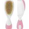 Spazzola E Pettine Di Capelli Rosa Naturale -Chicco Shop 3827cce5 xz 000000000000519692
