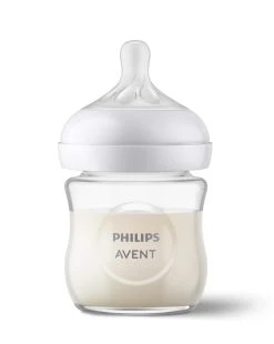 Biberon Natural In Vetro Con Tettarella A Risposta Naturale Da 140ml 0m+ | Senza Bpa - Philips Avent -Chicco Shop 39bb322e xz 1349104 2