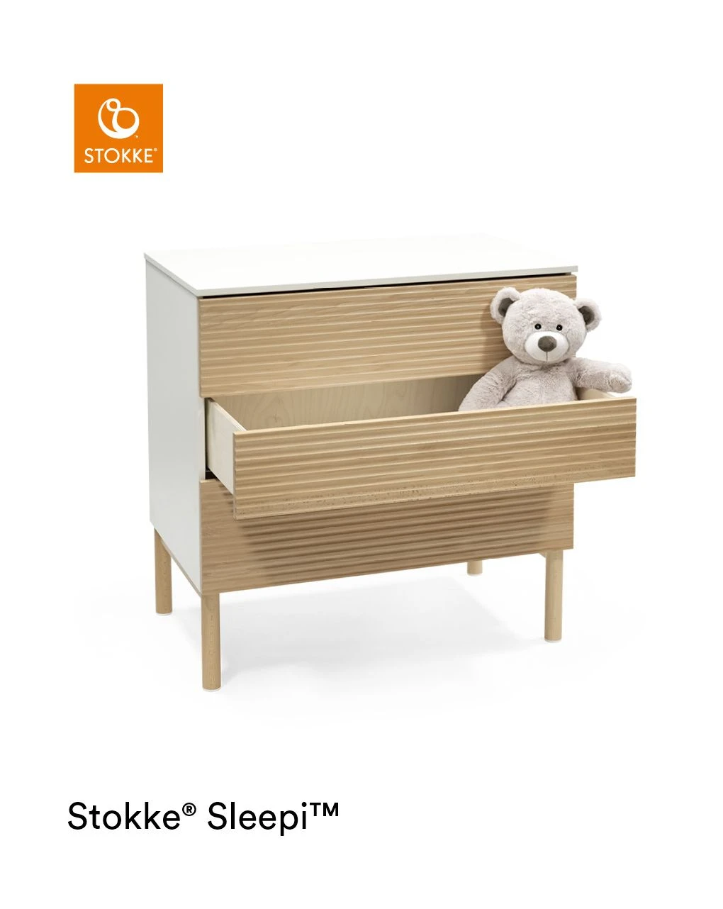 Struttura Per Cassettiera Sleepi™ Natural - Stokke® 4 Struttura Per Cassettiera Sleepi™ Natural - Stokke® - immagine 2