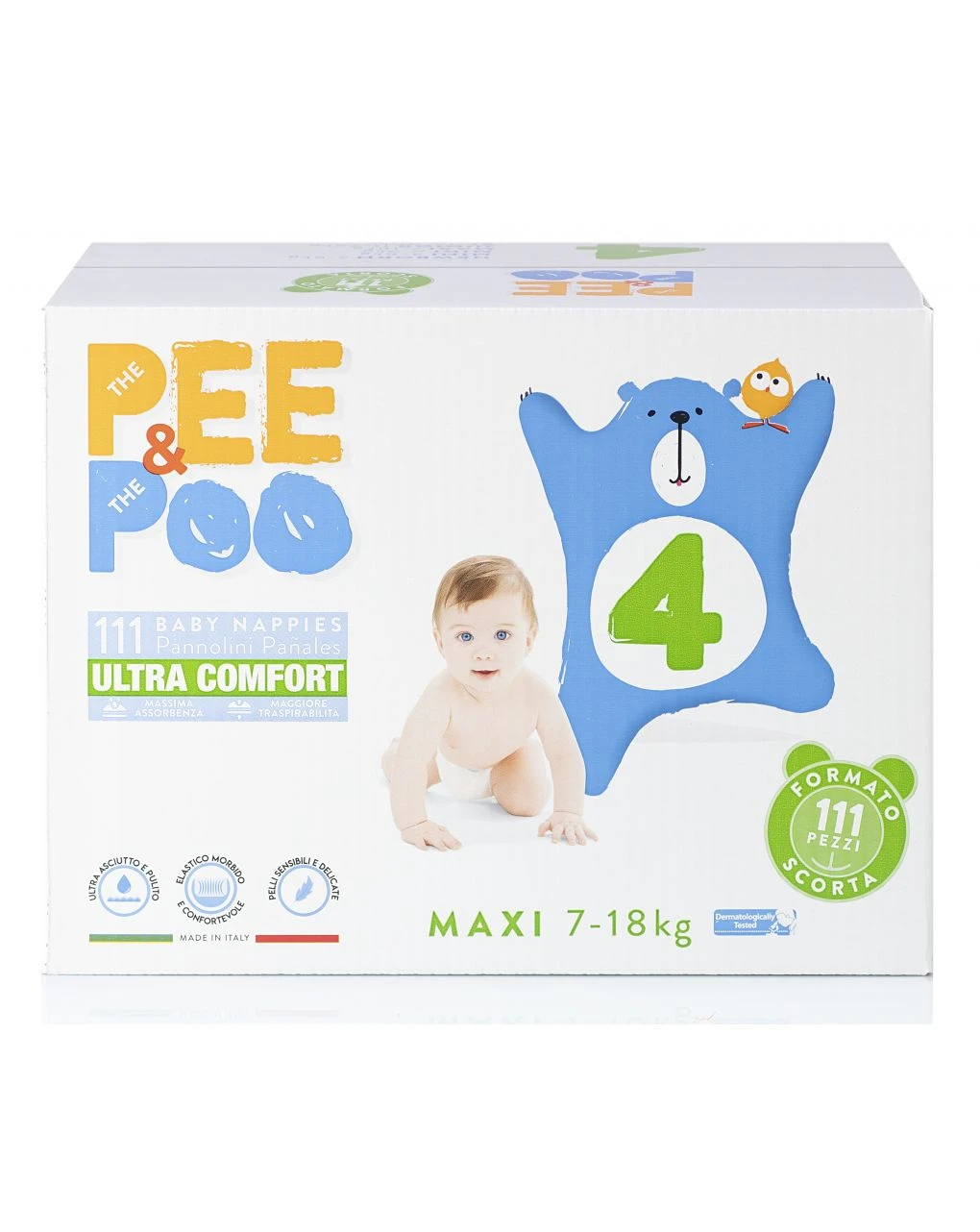 Pee&poo - Jumbo Maxi Tg4 111 Pz 3 Pee&poo - Jumbo Maxi Tg4 111 Pz