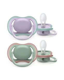2 Succhietti Ultra Air 6-18m - No Deco Mixed - Philips Avent