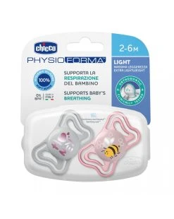 Succhietto Physio Light Pink Sil 2-6m 2 Pezzi - Chicco -Chicco Shop 49462e2e xz 1299747 3
