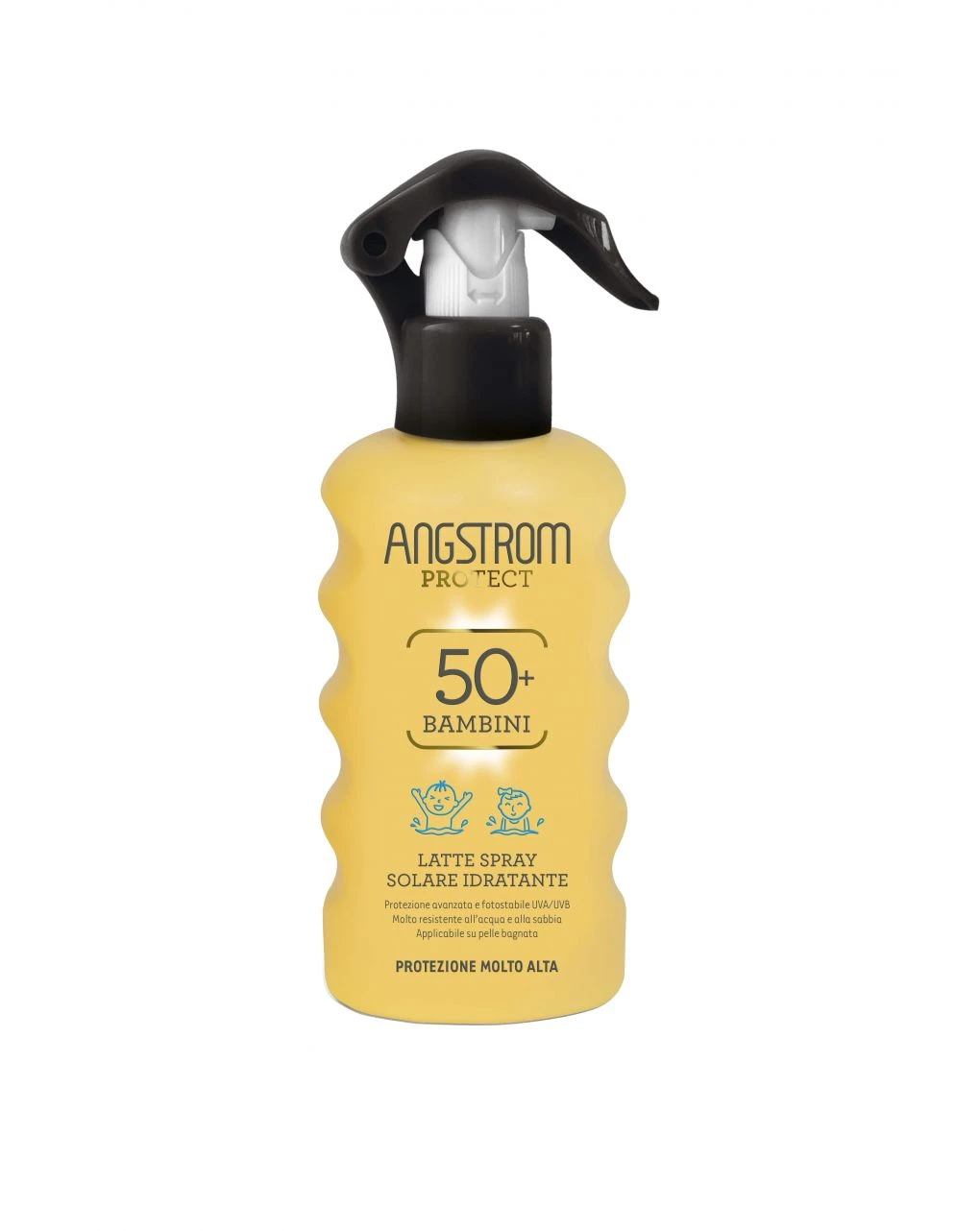 Latte Spray Solare Bambini Idratante Spf 50+ | 175ml - Angstrom 3 Latte Spray Solare Bambini Idratante Spf 50+ | 175ml - Angstrom