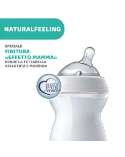 Chicco - Biberon Naturalfeeling Neutro, 2m+, 250 Ml, Flusso Medio 11 Chicco - Biberon Naturalfeeling Neutro, 2m+, 250 Ml, Flusso Medio -Chicco Shop 4b40d56b xz 000000000000698994 04