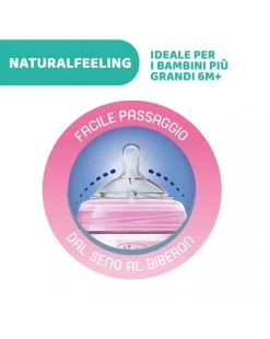 Chicco - Biberon Naturalfeeling Bimba, 6m+, 330 Ml, Flusso Veloce 7 Chicco - Biberon Naturalfeeling Bimba, 6m+, 330 Ml, Flusso Veloce -Chicco Shop 4c60fb84 xz 000000000000698998 01