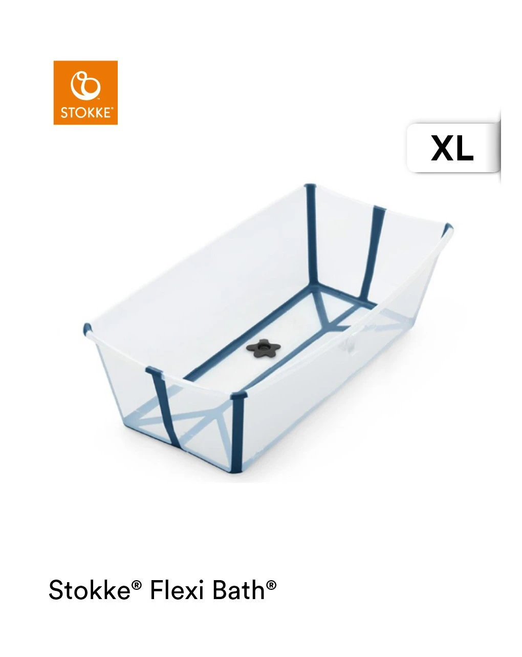 Stokke® Flexi Bath® X-large Transparent Blue 3 Stokke® Flexi Bath® X-large Transparent Blue