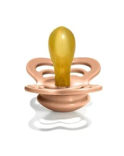 Set 2 Ciucci Tettarella Simmetrica In Gomma Naturale 6/18 Mesi - Colore Vaniglia E Pesca - Bibs -Chicco Shop 62d7c842 xz 1345916 2