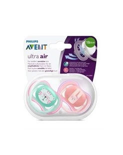 Avent 2 Succhietti Ultra Air 18m+ Animali