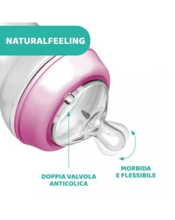 Chicco - Biberon Naturalfeeling Bimba, 6m+, 330 Ml, Flusso Veloce 8 Chicco - Biberon Naturalfeeling Bimba, 6m+, 330 Ml, Flusso Veloce -Chicco Shop 6f6f0dd1 xz 000000000000698998 02