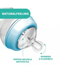 Chicco - Biberon Naturalfeeling Bimbo, 6m+, 330 Ml, Flusso Veloce -Chicco Shop 6f6f0dd1 xz 000000000000698999 02