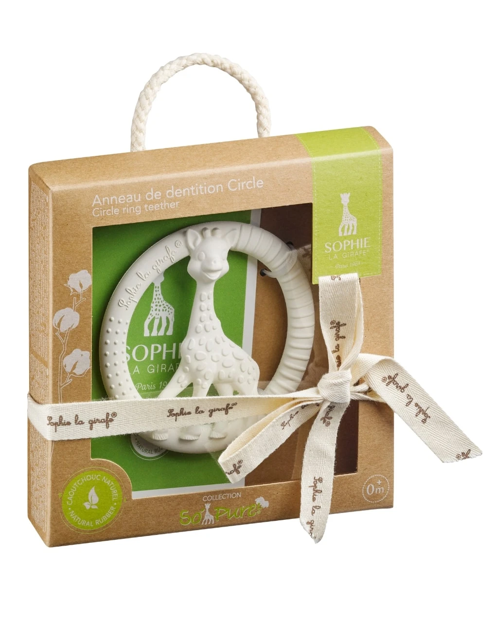 Anello Da Dentizione Circle So'pure Sophie La Girafe - Vulli 4 Anello Da Dentizione Circle So'pure Sophie La Girafe - Vulli - immagine 2