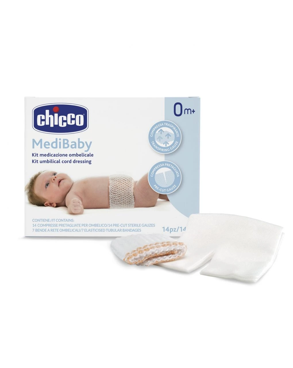 Kit Medicazione Ombelicale Chicco 3 Kit Medicazione Ombelicale Chicco
