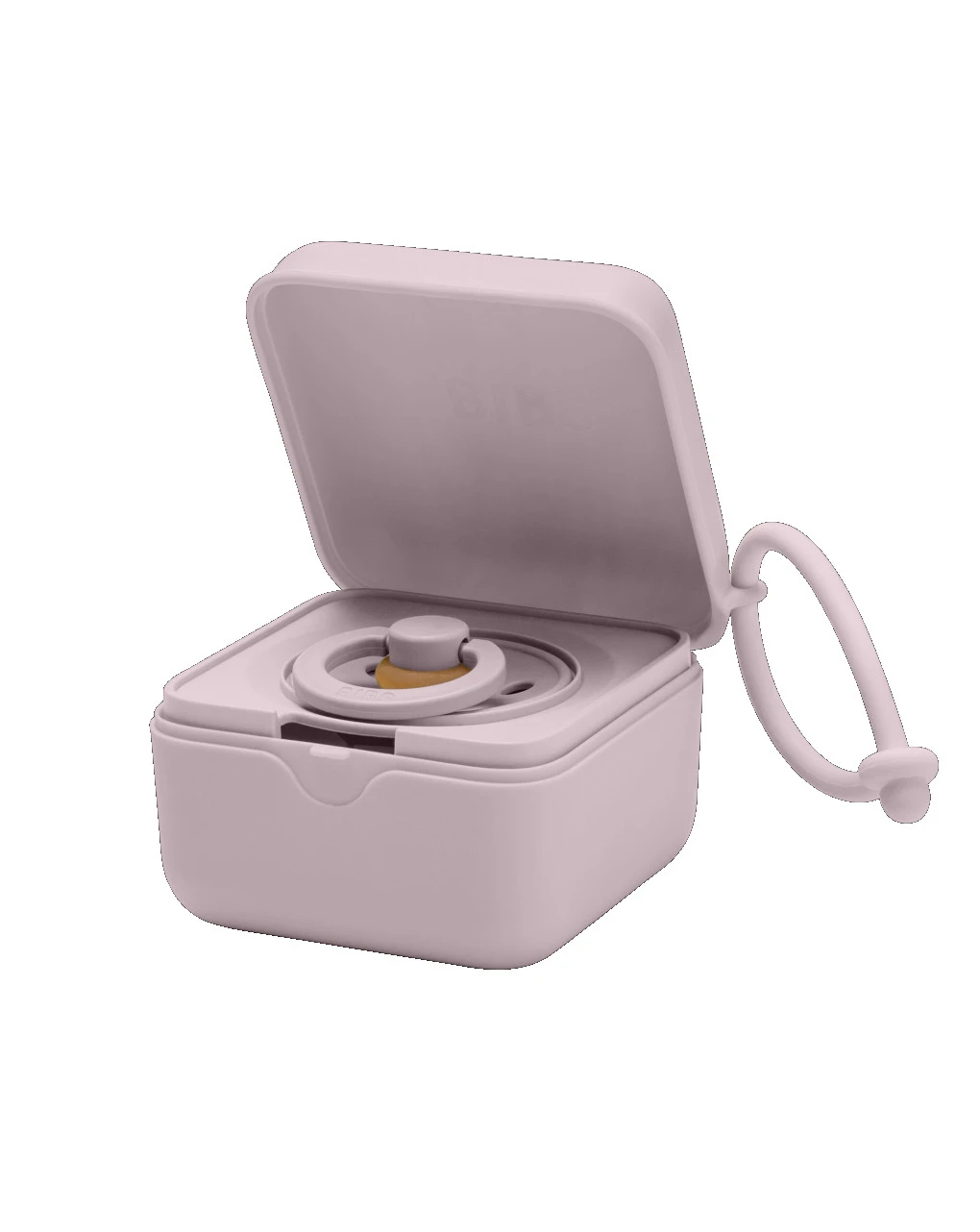 Scatola Porta Ciuccio Dusky Lilac - Bibs 3 Scatola Porta Ciuccio Dusky Lilac - Bibs