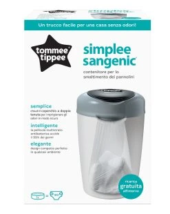 Tommee Tippee Sangenic Simplee Sistema Di Smaltimento Pannolini, Bianco -Chicco Shop 9de5c669 551013 2