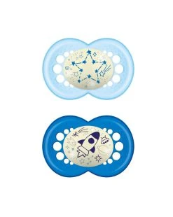 Succhietti Original Night 16+ Caucciù Conf. Doppia Luna/stelle Azzurro