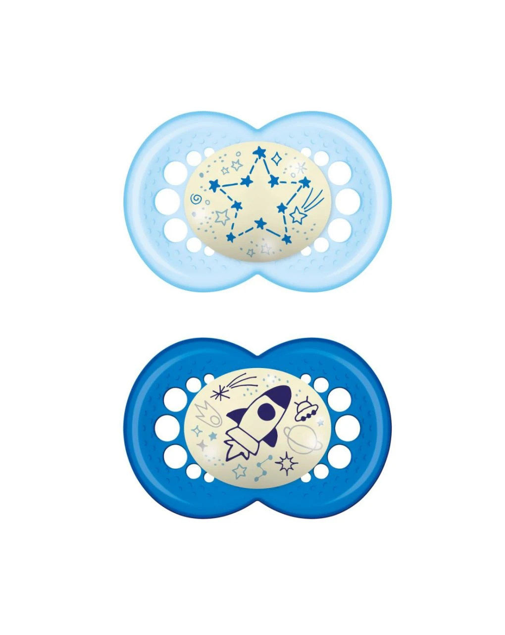 Succhietti Original Night 16+ Caucciù Conf. Doppia Luna/stelle Azzurro 3 Succhietti Original Night 16+ Caucciù Conf. Doppia Luna/stelle Azzurro
