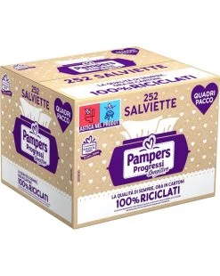 Salviettine Pampers Progressi Sensitive Quadripack