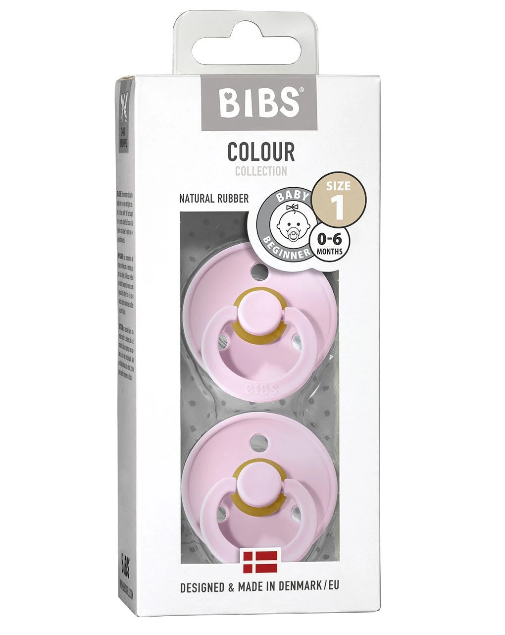 Set 2 Ciucci Tettarella Tonda In Gomma Naturale 0/6 Mesi - Colore Baby Pink E Baby Pink - Bibs 3 Set 2 Ciucci Tettarella Tonda In Gomma Naturale 0/6 Mesi - Colore Baby Pink E Baby Pink - Bibs