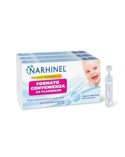 Narhinel - Tripack Soluzione Fisiologica Salina Isotonica - 60 Flaconcini Monodose X 5 Ml