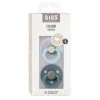 Set 2 Ciucci Tettarella Anatomica In Gomma Naturale 0/6 Mesi - Colore Baby Blue E Petrolio - Bibs 1 Set 2 Ciucci Tettarella Anatomica In Gomma Naturale 0/6 Mesi - Colore Baby Blue E Petrolio - Bibs -Chicco Shop bf8d0e75 xz 1345891