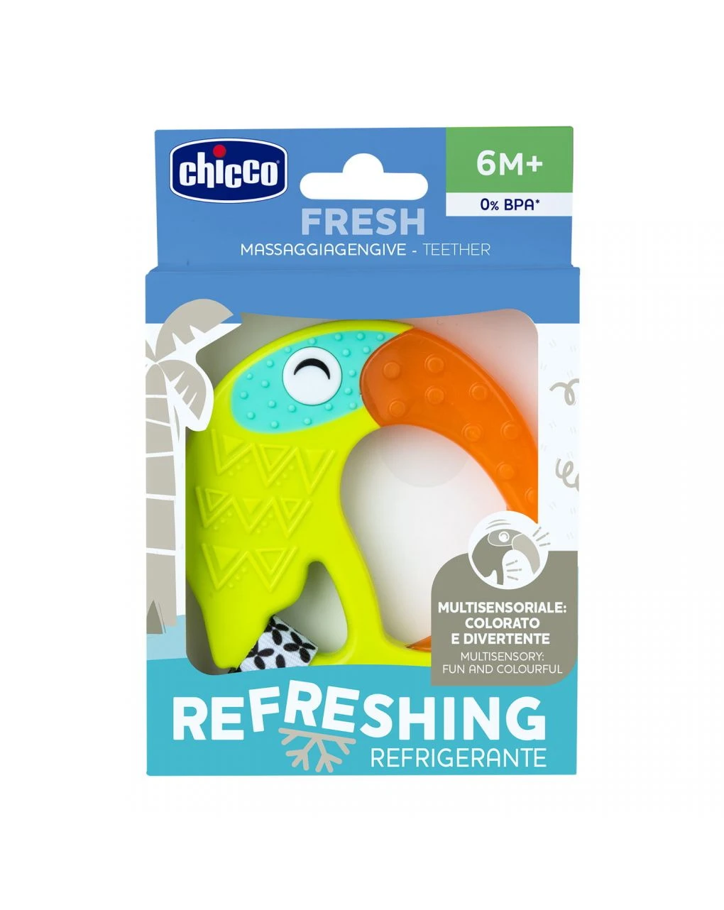 Chicco - Massaggiagengive Fresh Funny Tucano 6m+ 4 Chicco - Massaggiagengive Fresh Funny Tucano 6m+ - immagine 2