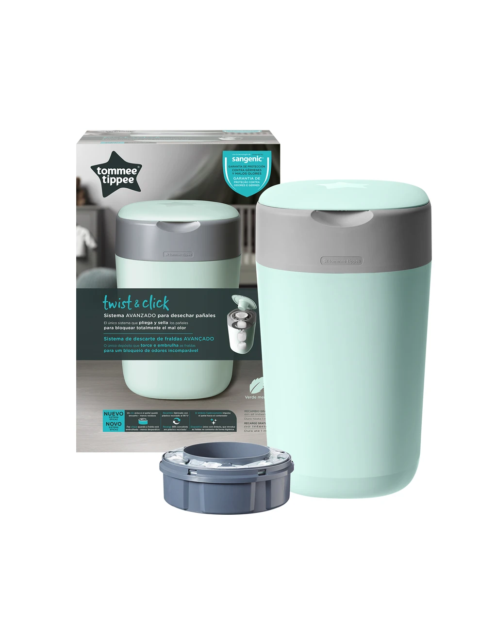 Twist&click Contenitore Verde 4 Twist&click Contenitore Verde - immagine 2