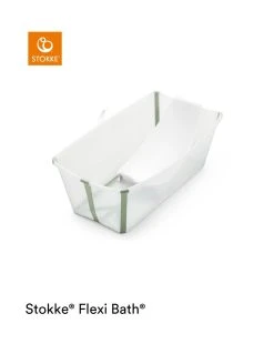 Stokke® Flexi Bath® Bundle Transparent Green Con Supporto Newborn -Chicco Shop d76e53e2 xz 000000000000706605 01