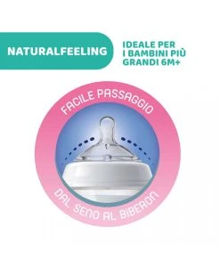 Chicco - Biberon Naturalfeeling Neutro, 6m+, 330 Ml, Flusso Veloce 8 Chicco - Biberon Naturalfeeling Neutro, 6m+, 330 Ml, Flusso Veloce -Chicco Shop de70847d xz 000000000000698997 01