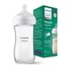 Biberon Natural In Vetro Con Tettarella A Risposta Naturale Da 240ml 1m+ | Senza Bpa - Philips Avent