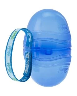 Porta Succhietto Doppio Blu Chicco